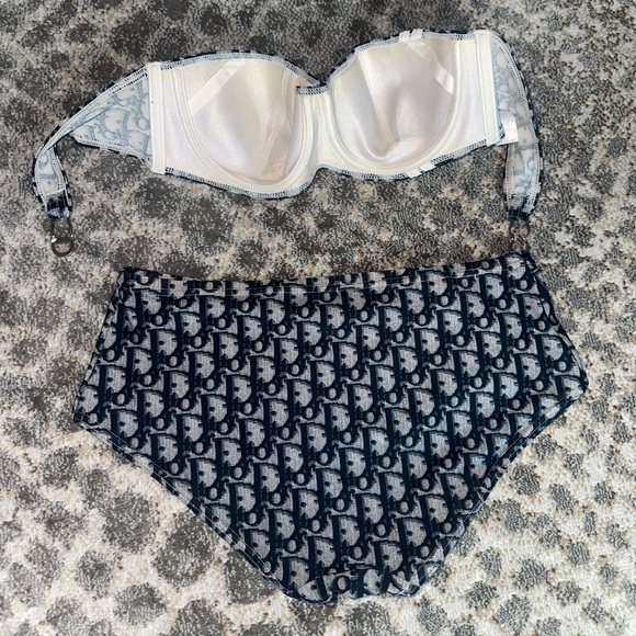 Christian Dior Vintage Two piece swim - Picture 2 of 9